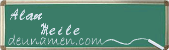 Alan Meile Visitenkarte